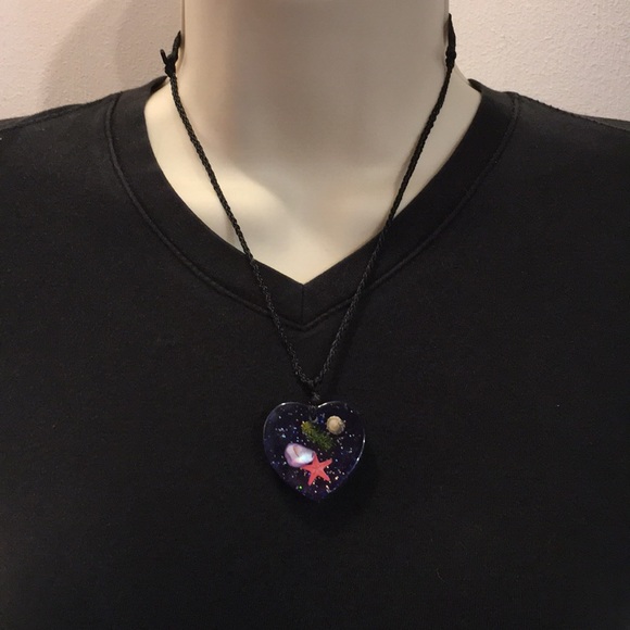 Ocean Heart Necklace - Picture 2 of 13